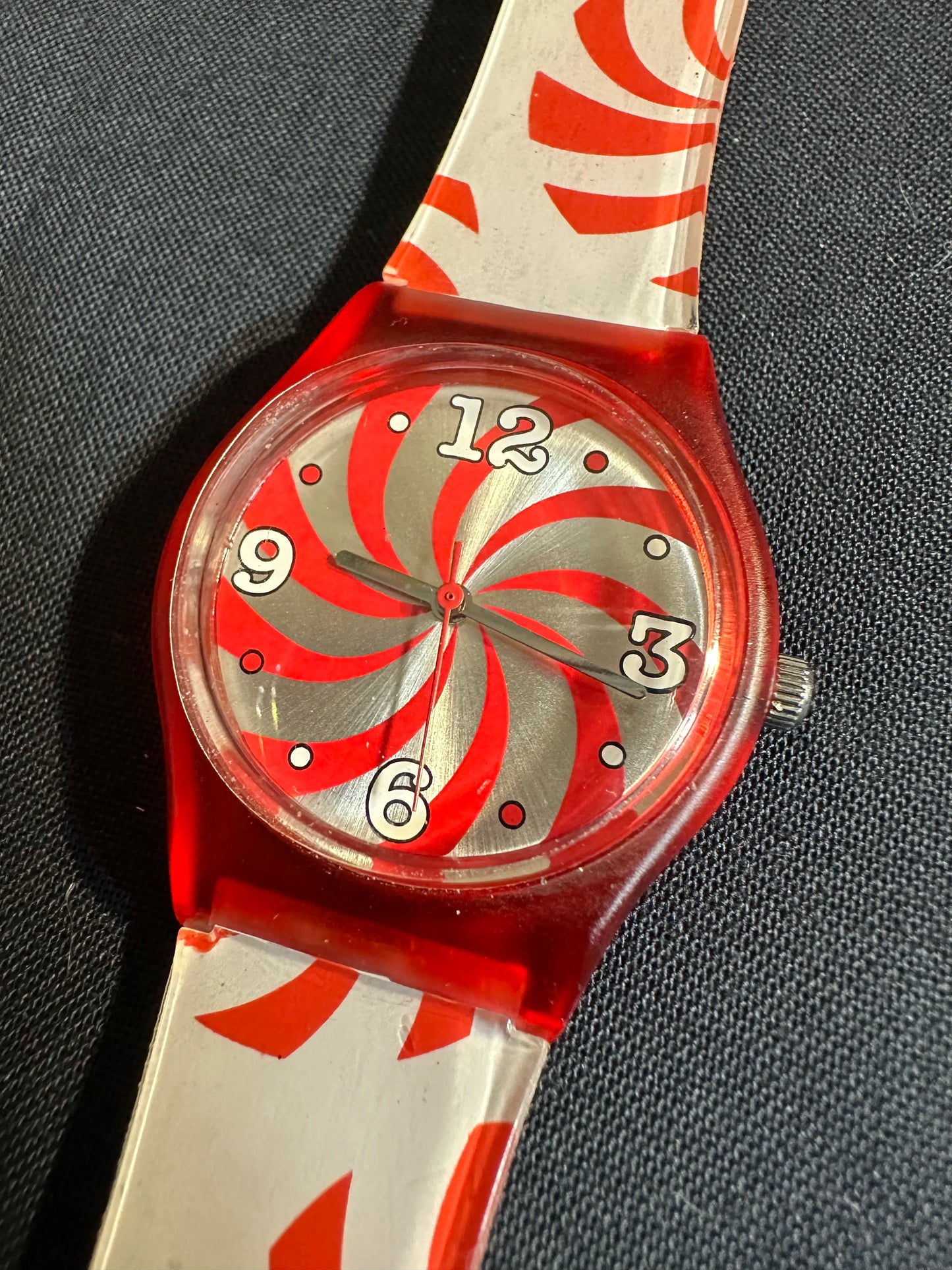 Red and White Watch