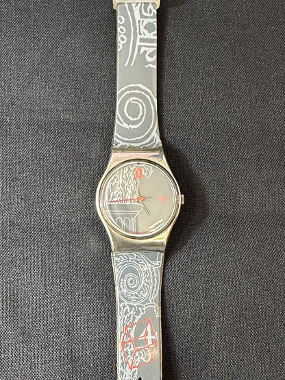 Swatch Watch LX106 LUTECE 1991 Vintage Ladies 25mm Swiss Quartz Classic
