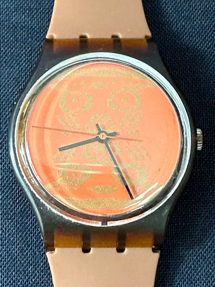 Swatch Watch - GF103 - SKIN PRINT - 1993