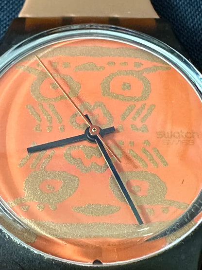 Swatch Watch - GF103 - SKIN PRINT - 1993