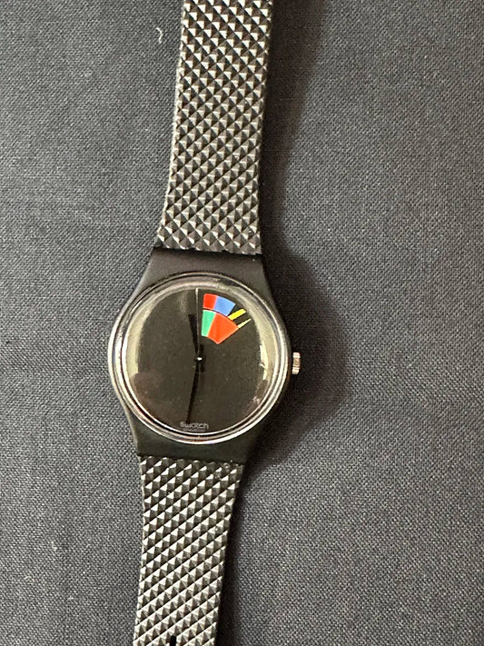 Swatch Watch - 1989 Swatch COLOR WINDOW GB715