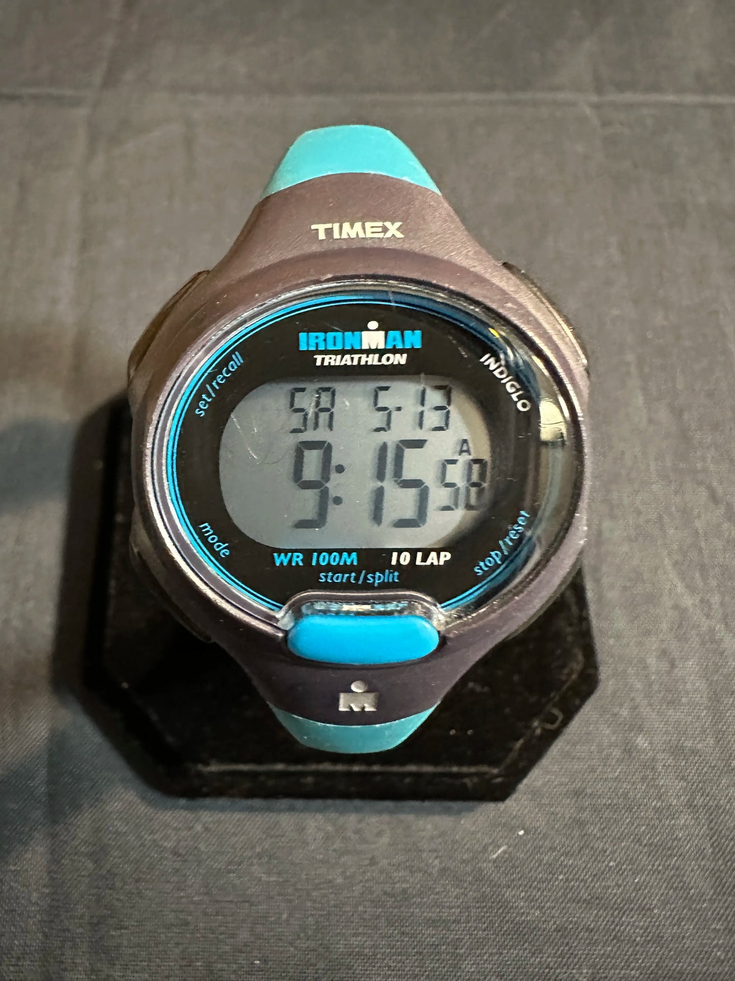 Timex Ladies' Triathlon Watch Blue Band 855 - Indiglo