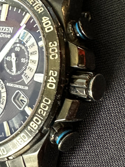 Citizen E650-S109278 KA Mens Eco-Drive Perpetual Calendar Sapphire Chronograph Watch