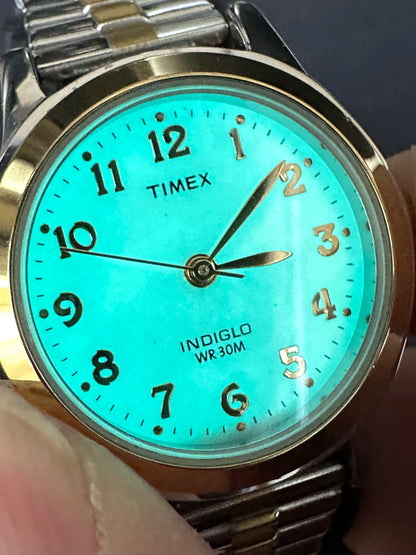 Timex Indiglo Ladies Watch Pearl Face WR-30M
