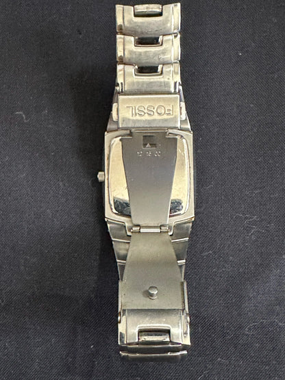 Fossil Arkitext Silver Stainless Steel FS-3001 - Back