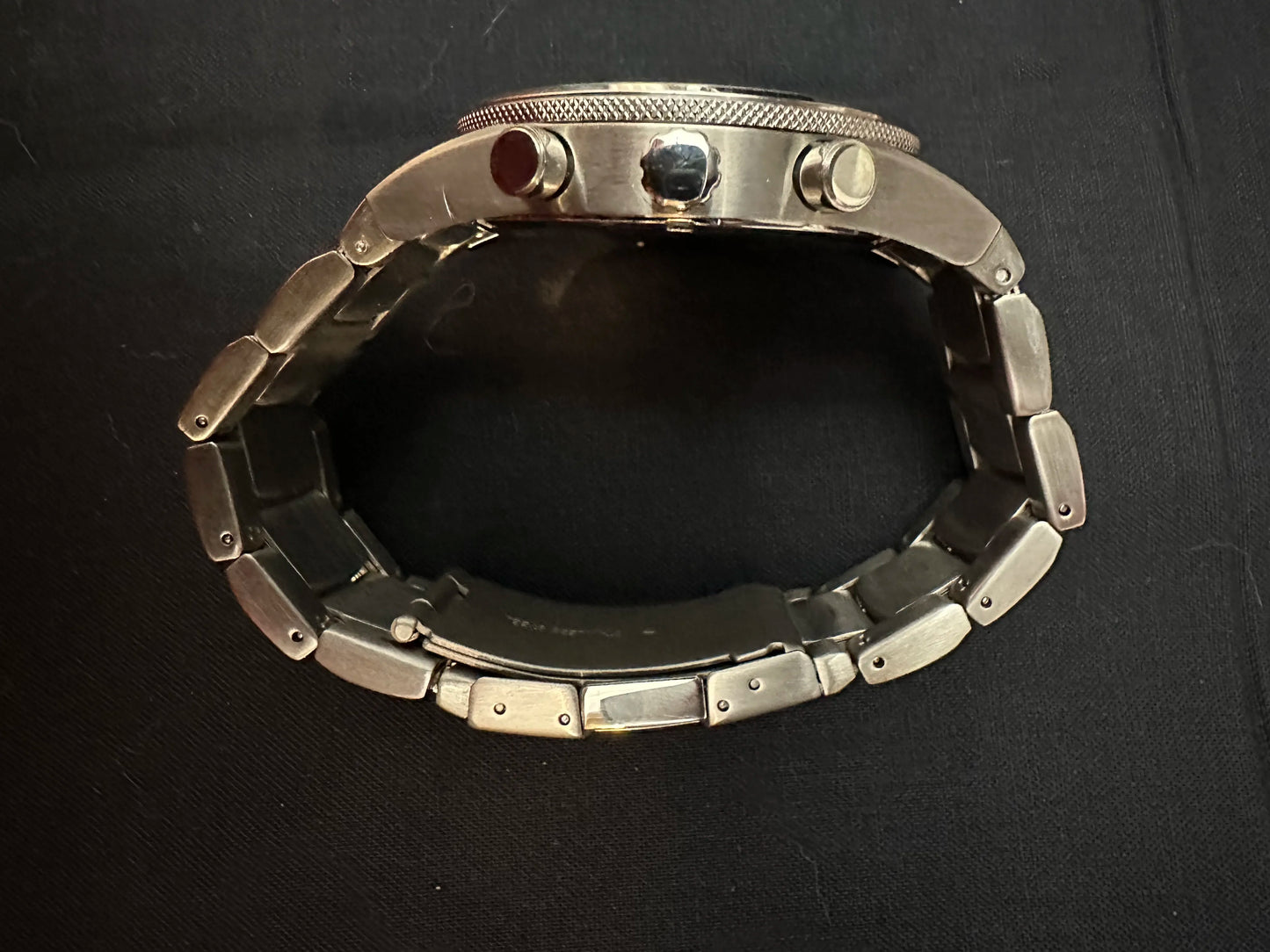 Fossil - Men's Quartz Chronograph Model FS-4249 Jumbo Face Watch Water Resistant