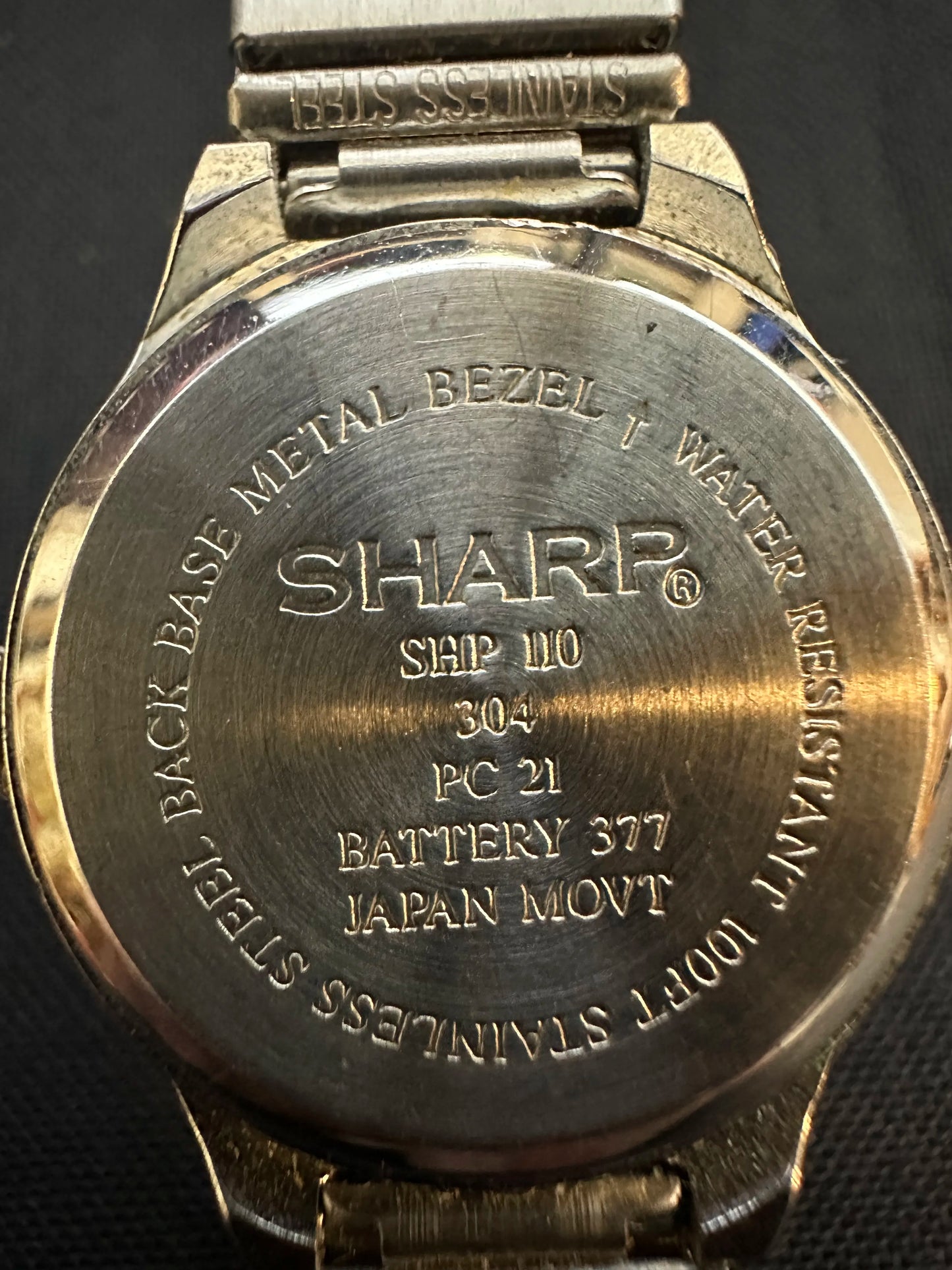 Sharp Silver Watch - Stretch Band - Stainless Steel - SHP110