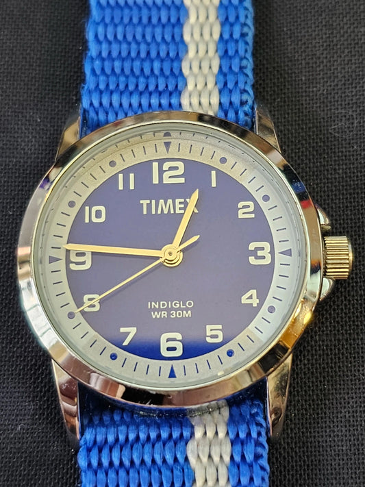 Timex Indiglo WR 30M Blue Band - Ladies