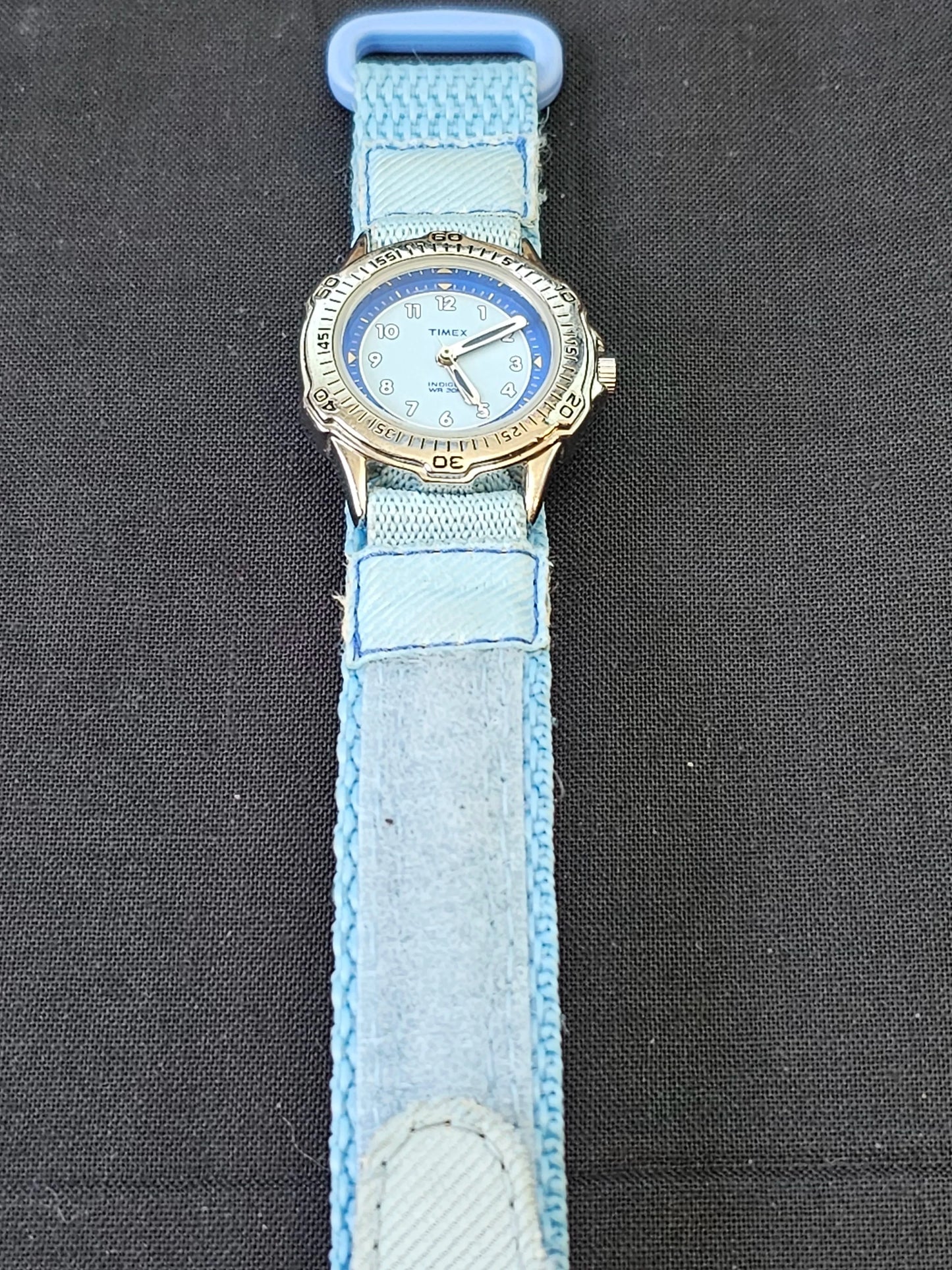 Timex Indiglo WR 30M Light Blue Band - Ladies