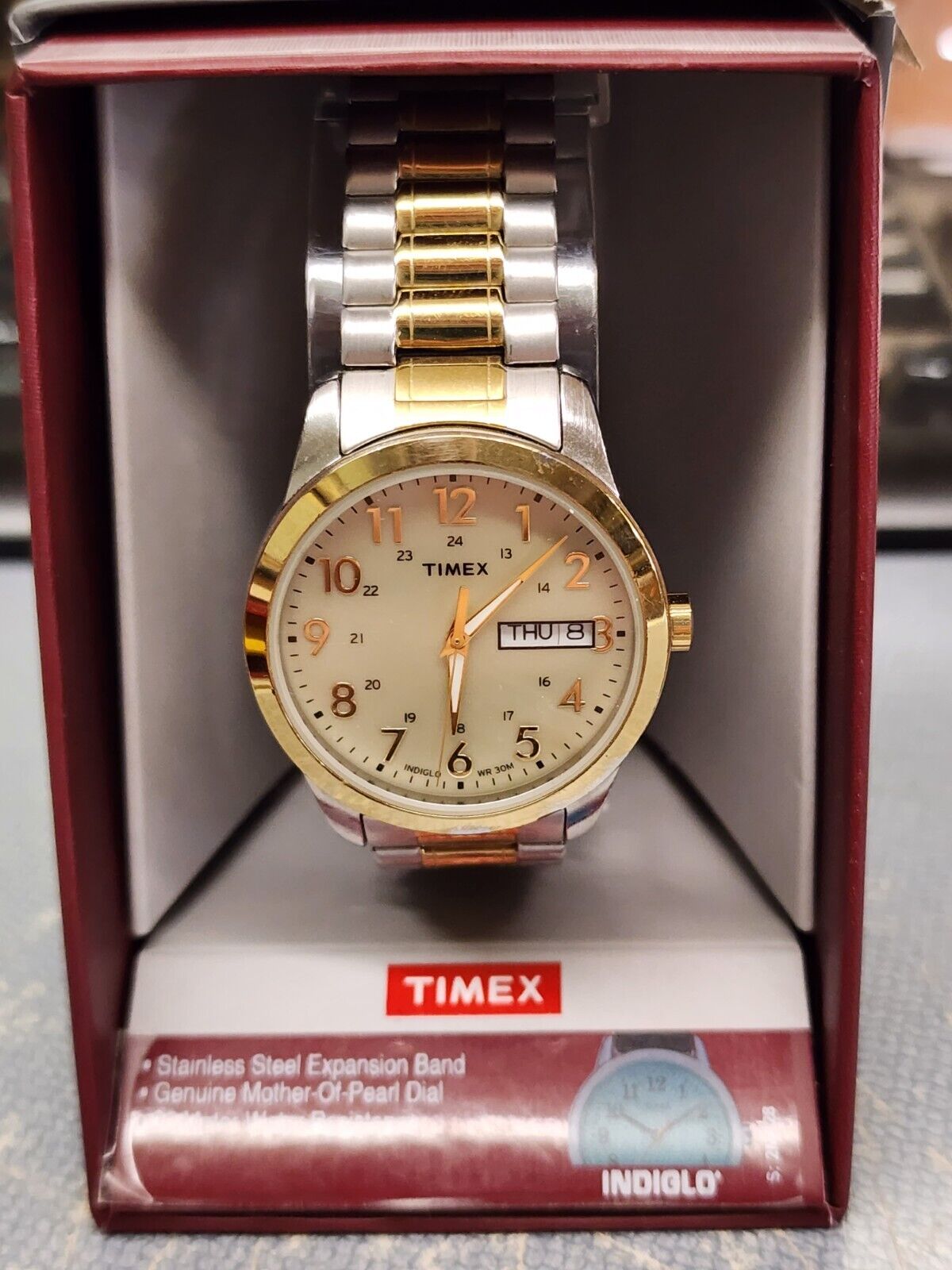 Timex Indiglo South Street 24-Hour Men's Calendar Wristwatch T2M935