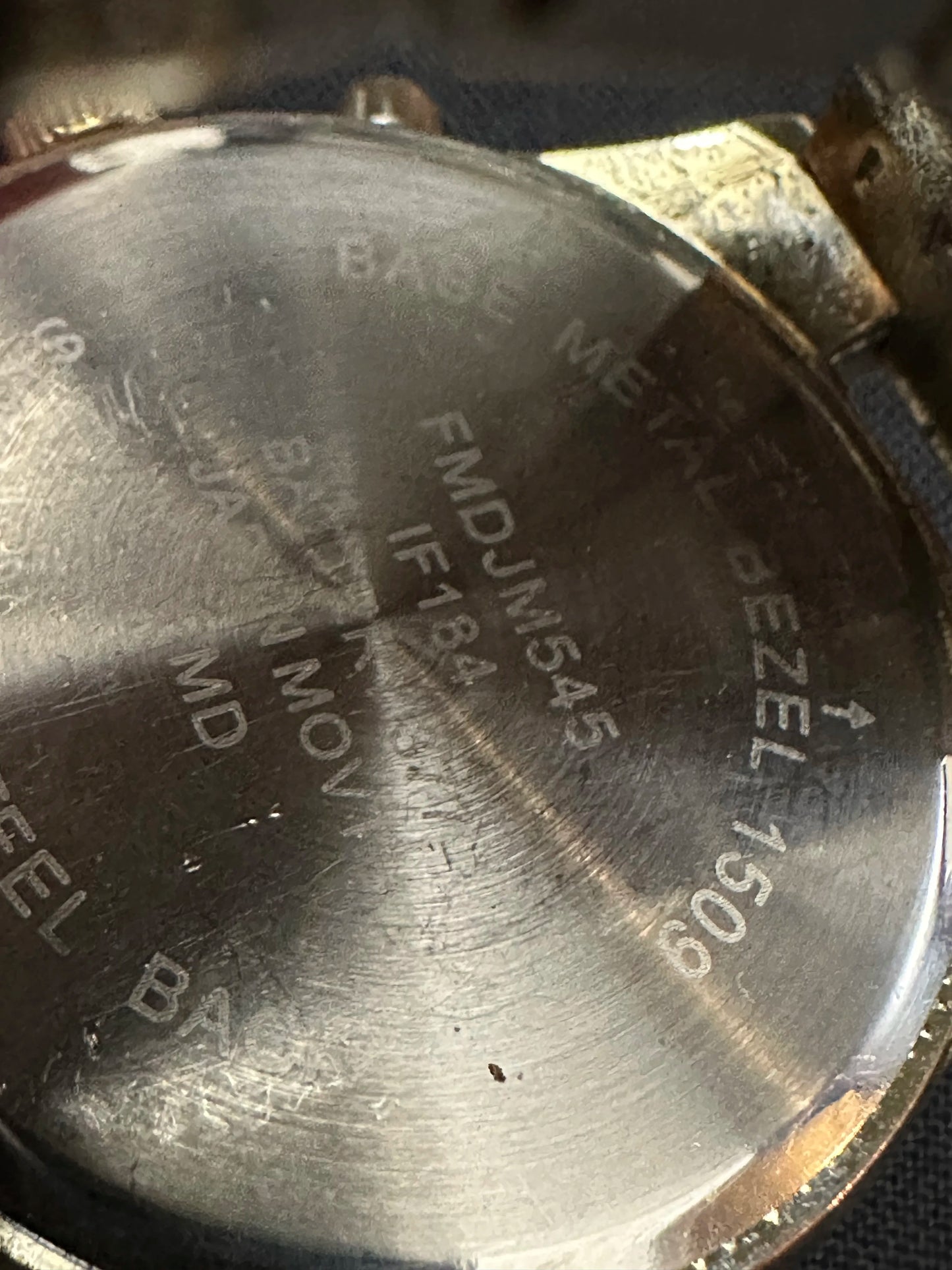 Geneva FMDJM545 Men Silver Stainless Steel Analog Black Dial Quartz Wrist Watch - FMDJM545