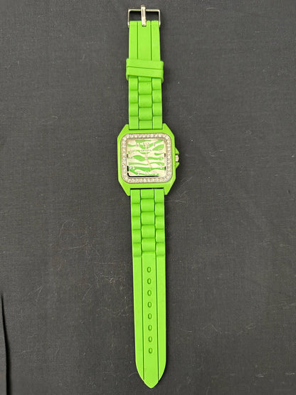 Geneva Watch Green - Rubber Band