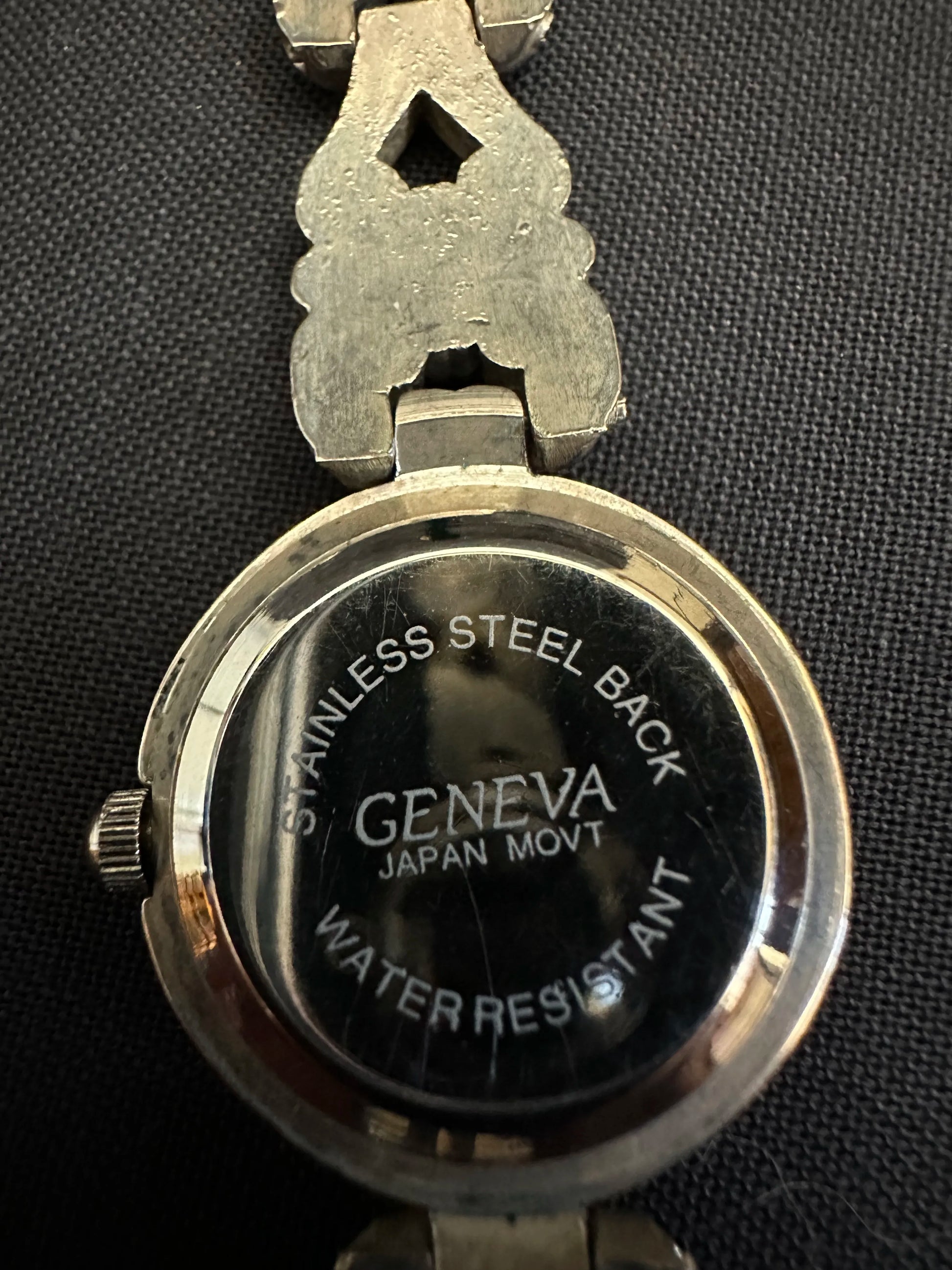 Geneva Silver Ladies Watch