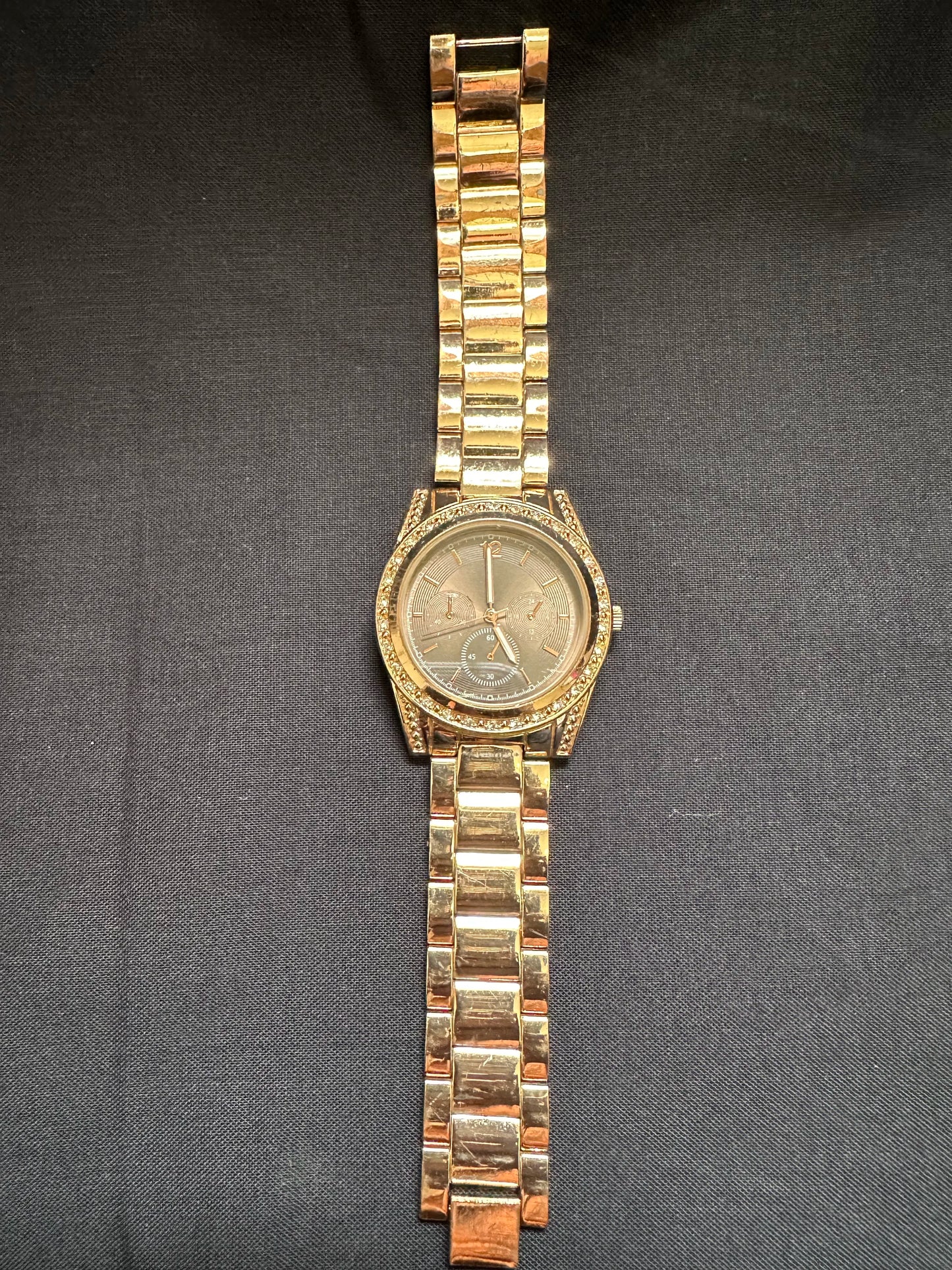 Women’s Gold Chronograph Watch