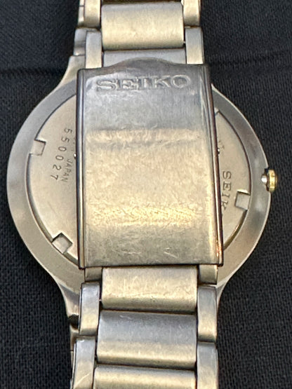 Seiko Titanium Quartz Analog Watch 7n42-8109 Battery