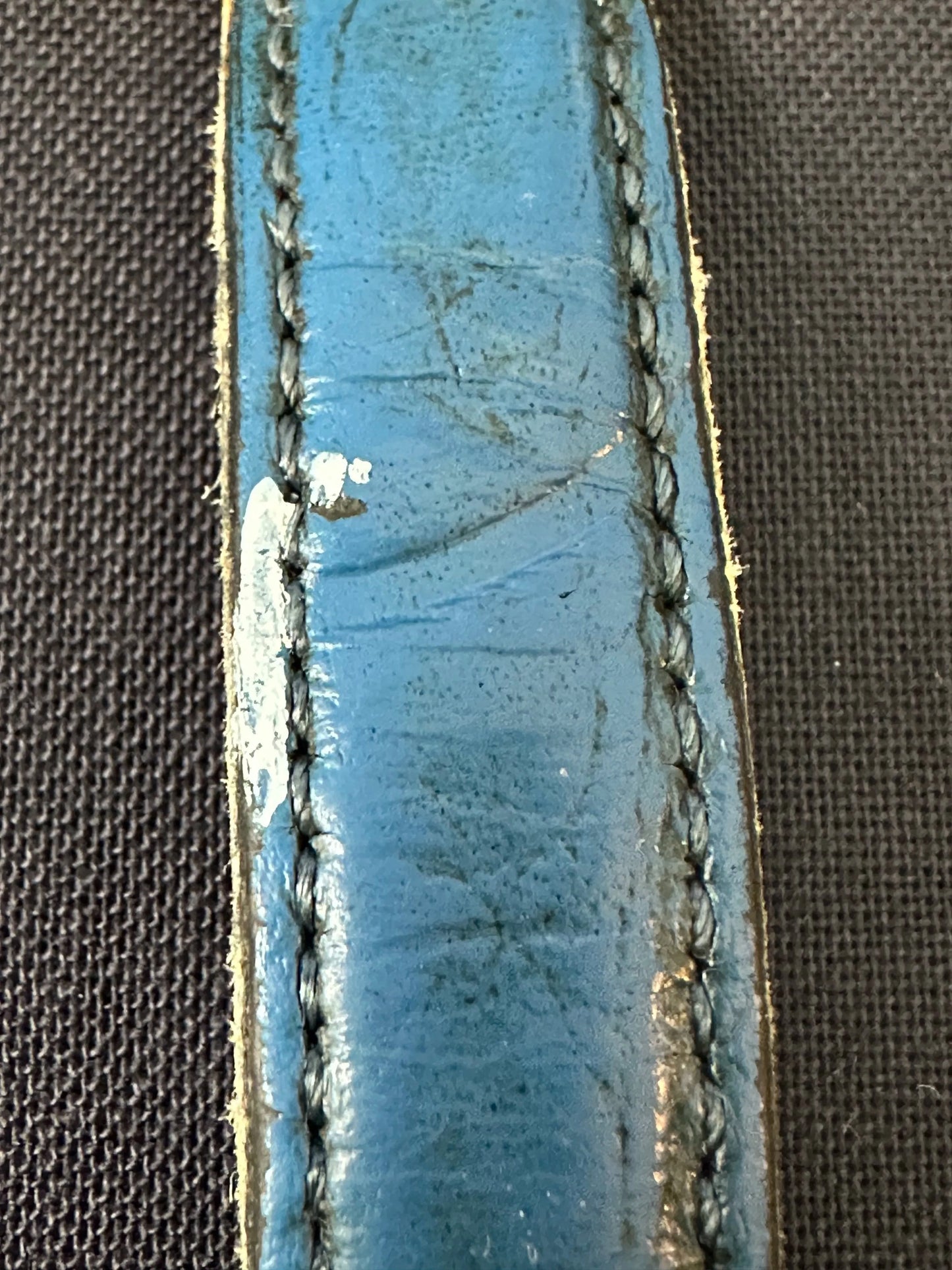 Designer Seiko 122584 Very Rare Ladies Quartz Watch - Blue Asymmetrical Dial