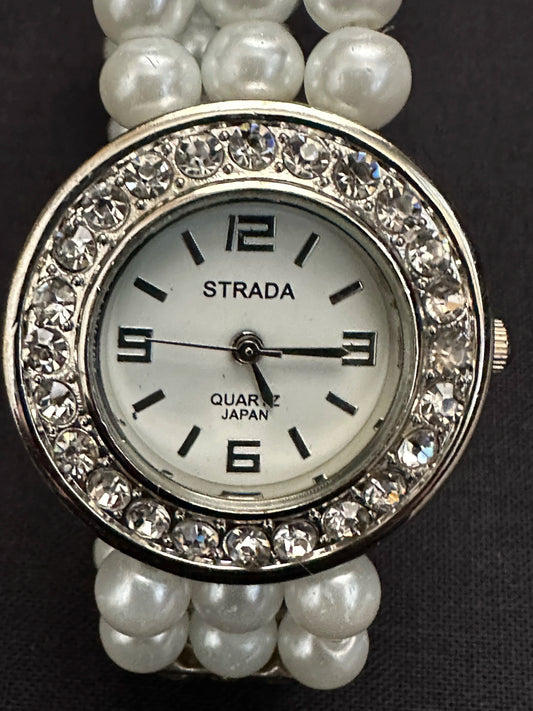 Strada Watch with Pearls
